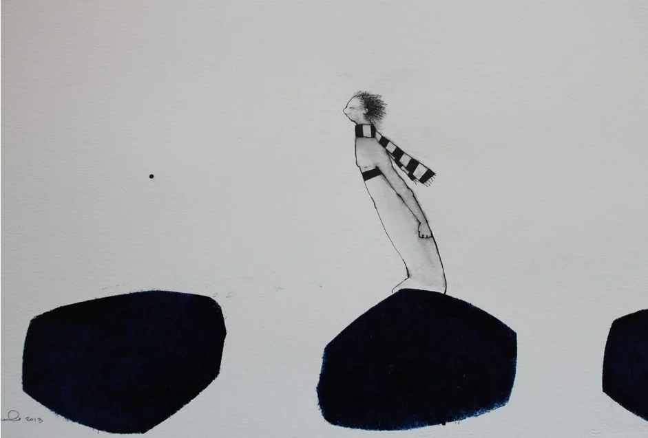 Without fear graphite and ink 2013