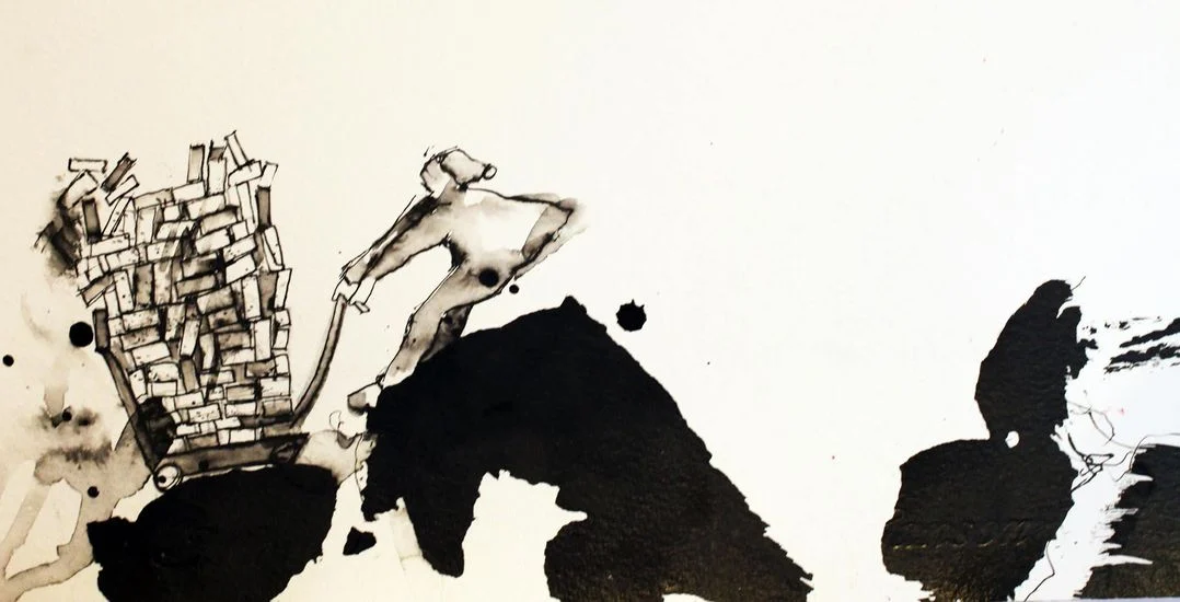 Jaksaa jaksaa graphite and ink 2016