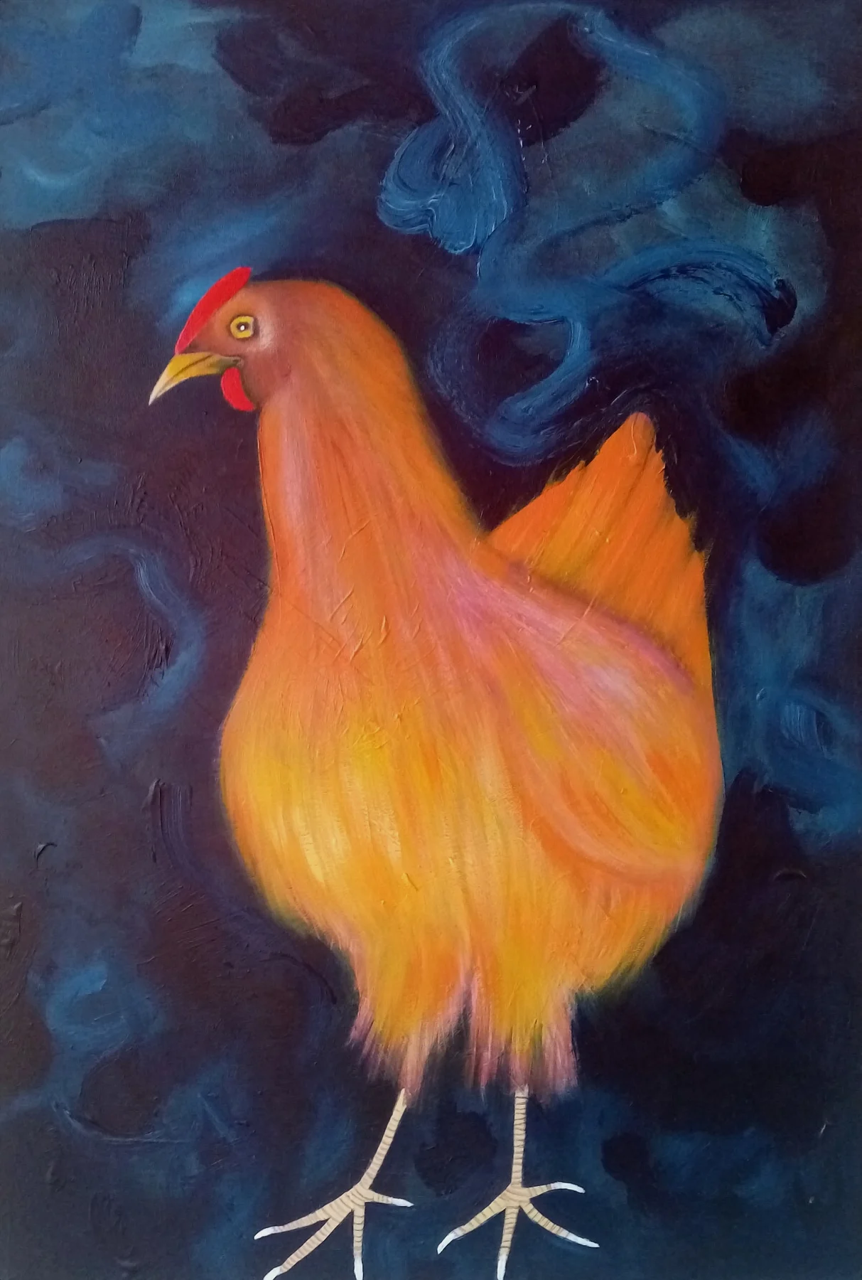 Kaunis kana, acrylic 2026
