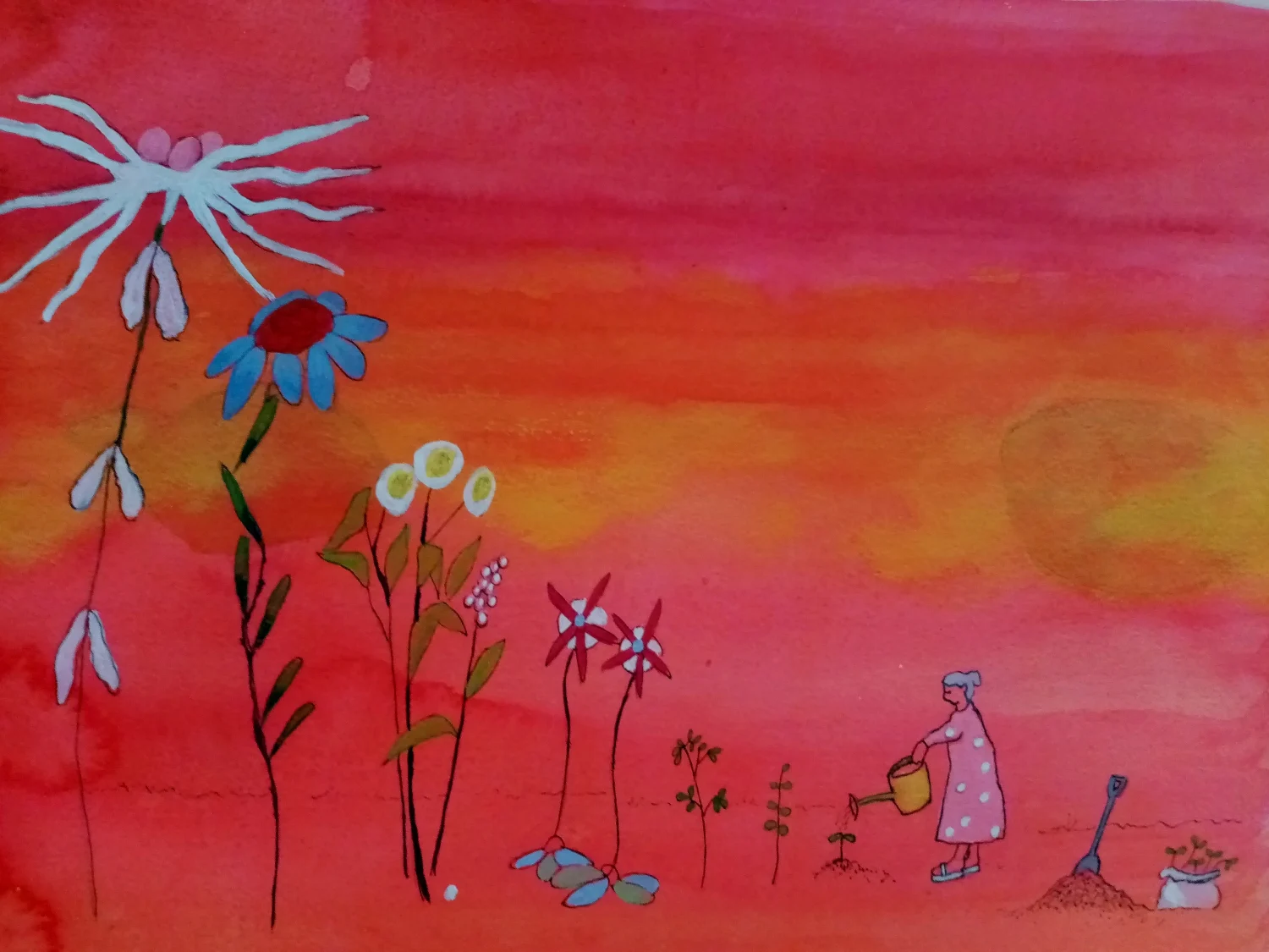 Plant whisperer, acryl 2025